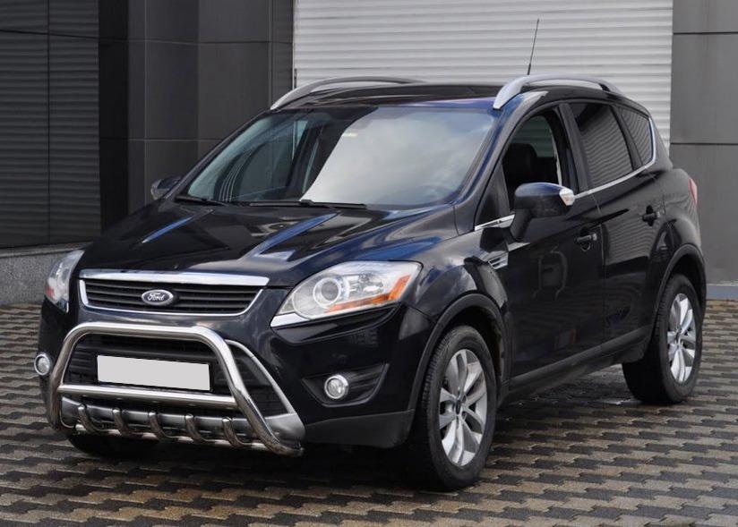 Кенгурятник WT003 CAN для Ford Kuga 2008-2013 гг. нержавеющая сталь Хром