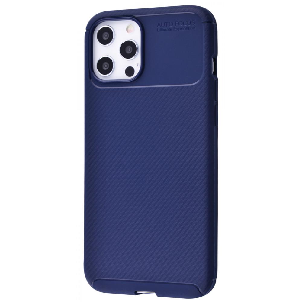 Чохол Ultimate Experience Carbon TPU для iPhone 12 Pro Max Dark-blue