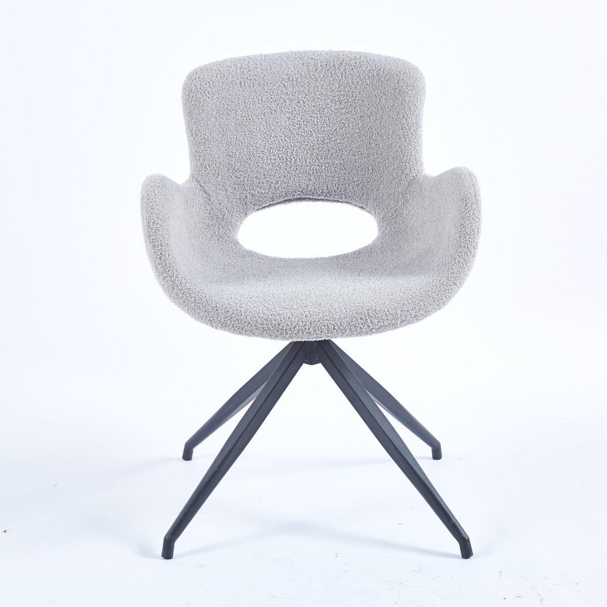 Стул Intarsio GERDA с оборотом 180° Черный/Светло-серый (18290199) - фото 3 Стул Intarsio GERDA с оборотом 180° Черный/Светло-серый (18290199) - фото 3