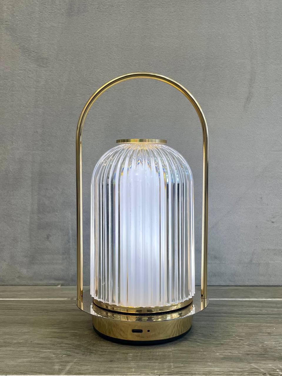 Настольная лампа аккумуляторная Zilini 08 Золотой (23885296) Настольная лампа аккумуляторная Zilini 08 Золотой (23885296)