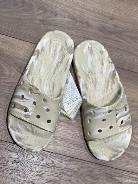 Слайди Crocs Classic Marbled р. М10/EUR 43-44 Bone/Multi (11385333) - фото 7