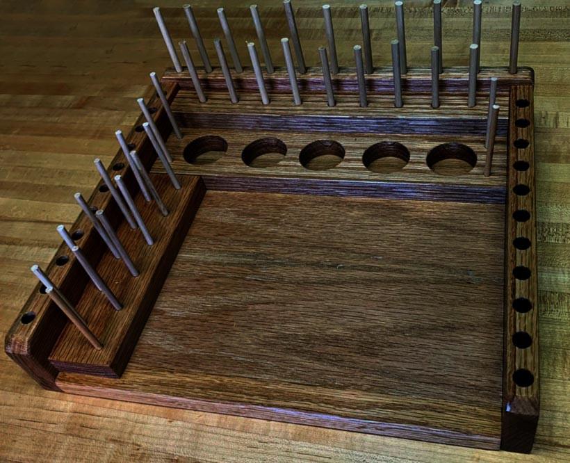 Органайзер для в'язання мушок із дерева Левіде Капучіно (РМШ-004209)