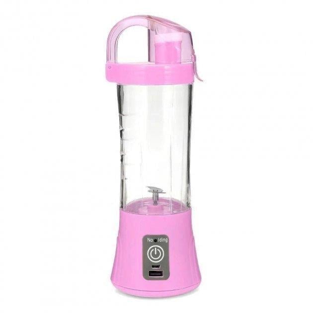 Блендер портативный Ollipin Juice на USB-зарядке Розовый (ws32168)