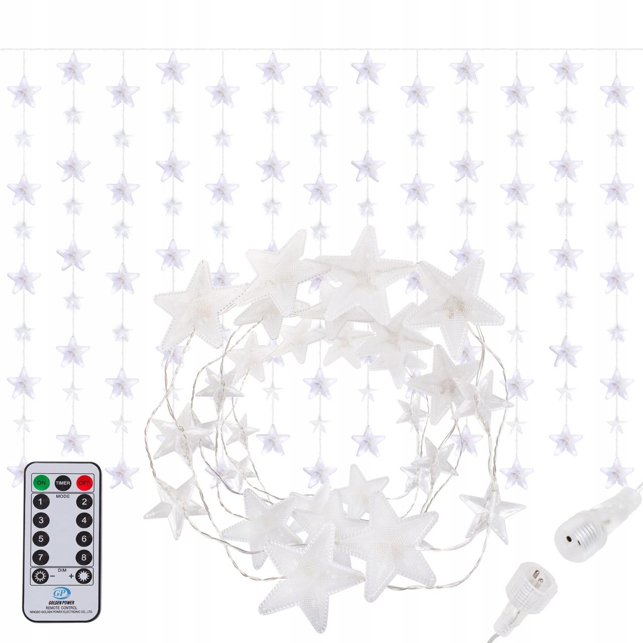 Гірлянда-бахрома вулична Springos Pilot 2 м 136 led Cold White/Blue (CL4006 s-vida L) - фото 2 Гірлянда-бахрома вулична Springos Pilot 2 м 136 led Cold White/Blue (CL4006 s-vida L) - фото 2