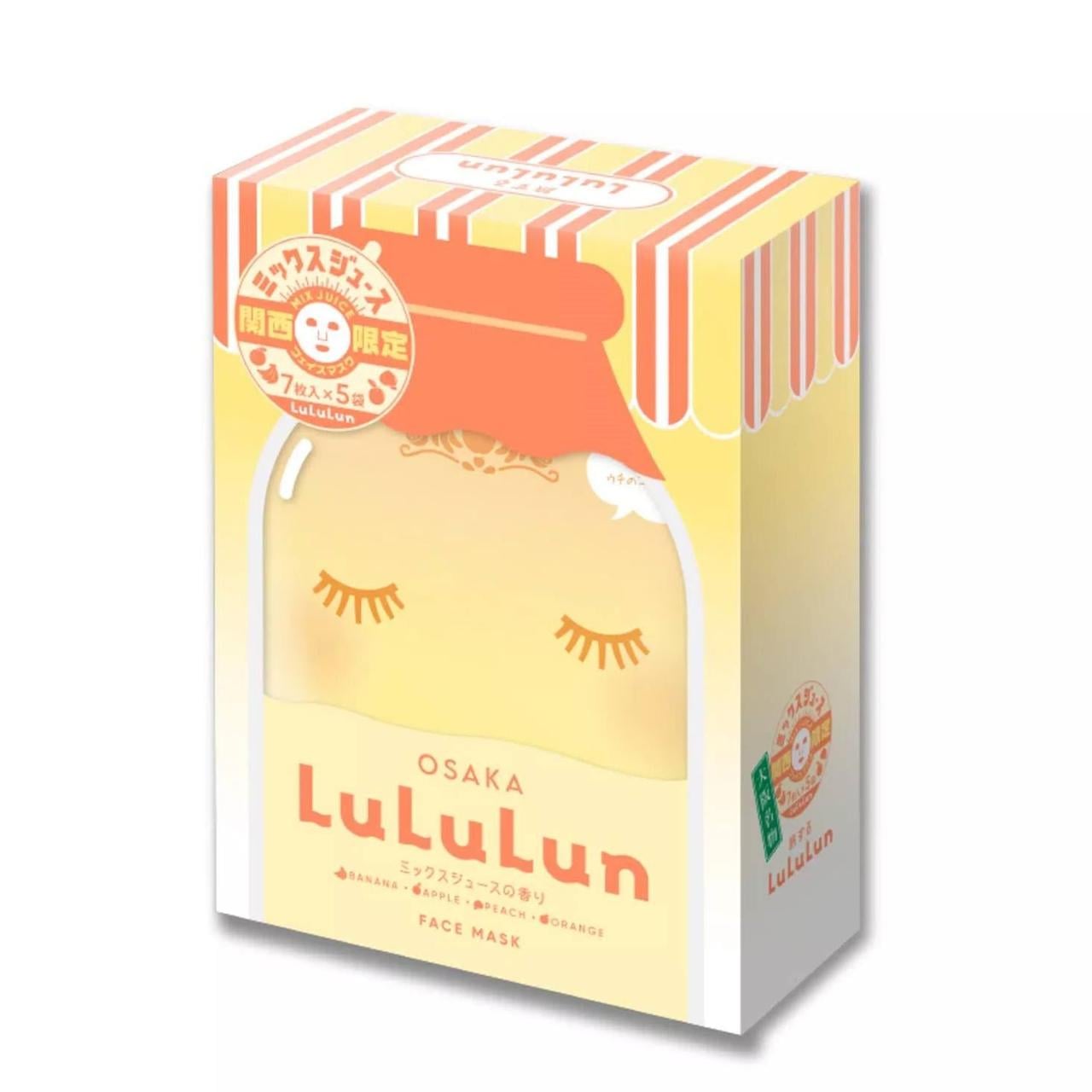 Маска для обличчя LuLuLun Osaka Mixed Juice освіжаюча з фруктовим міксом 35 шт. (28532757)