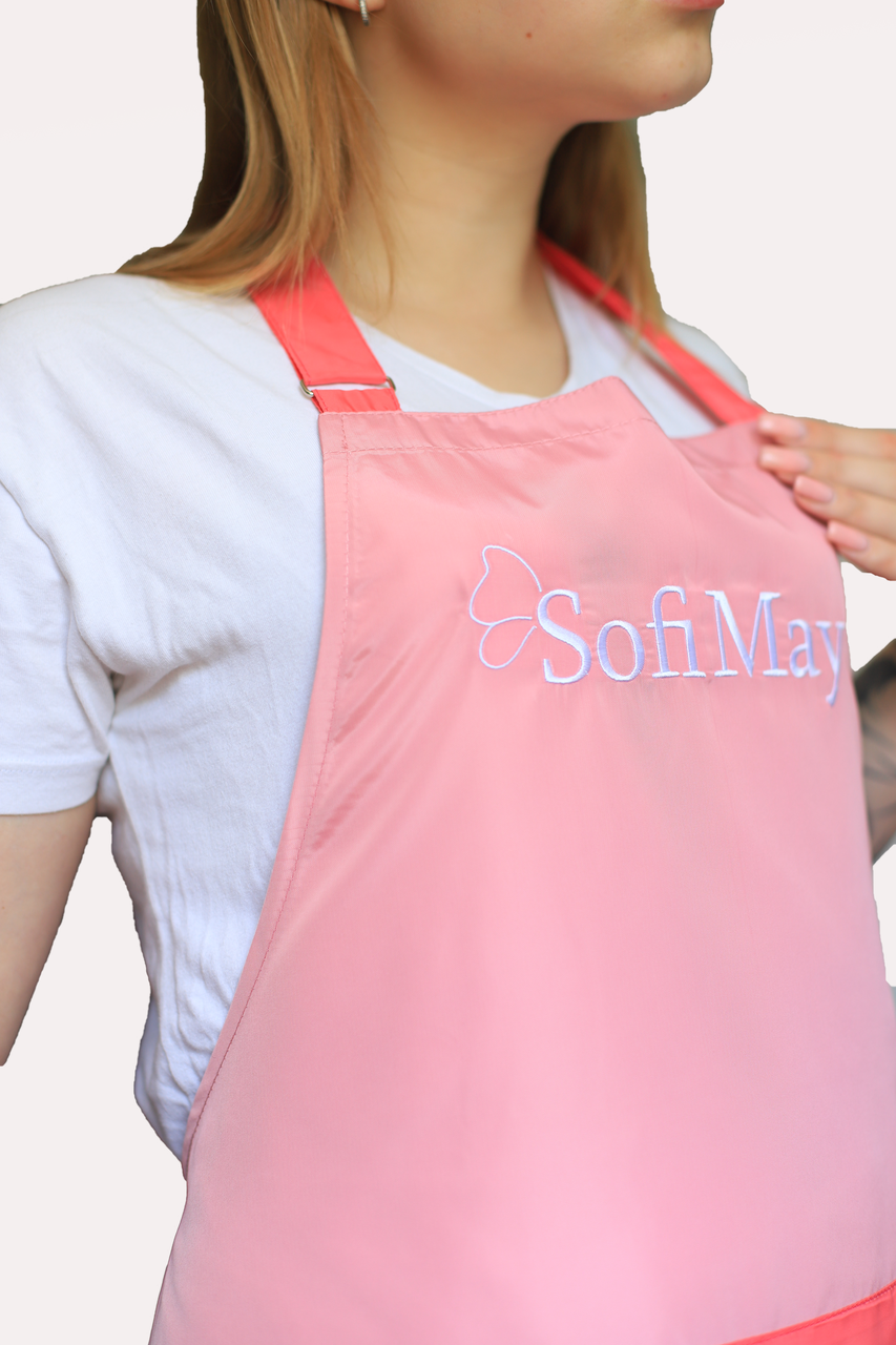 Фартух косметолога Sofi May з кишенею Рожевий - фото 5
