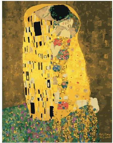 Картина по номерам Brushme Поцелуй Густава Климта (GX21783)