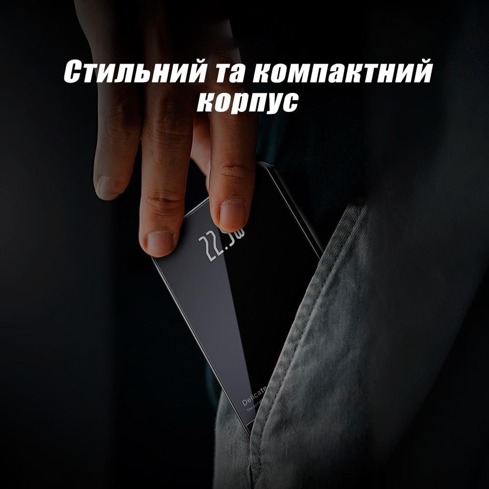 Повербанк з бездротовою зарядкою MagSafe 10000 mAh 20W Powerbank для iPhone з магнітним максейф (27054731) - фото 4