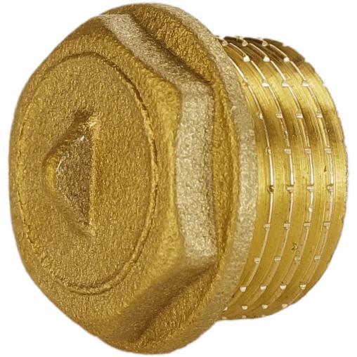 Заглушка VA 000010503 латунь наружная 1/2" (104199)