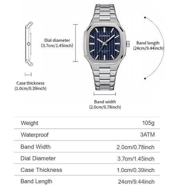 Годинник наручний Curren Quadro (2435837555) - фото 8 Годинник наручний Curren Quadro (2435837555) - фото 8