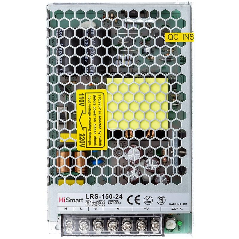 Блок живлення HiSmart 24V 6,5A 150W