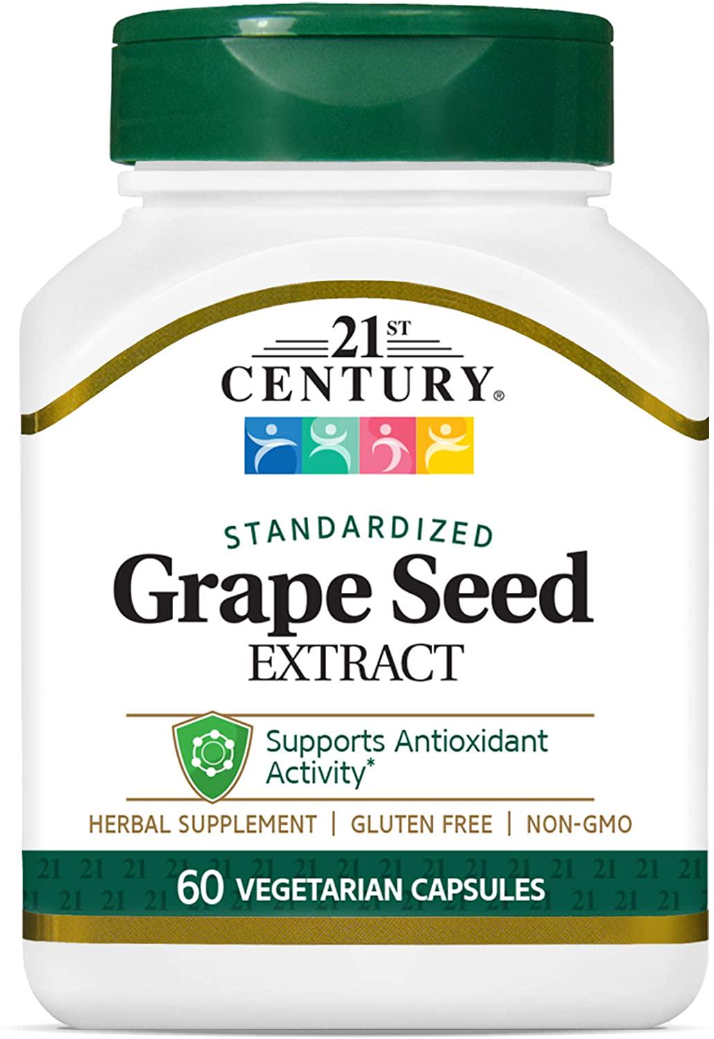 Вітаміни Grape Seed Extract Standardized 60 капсул (00000032582)