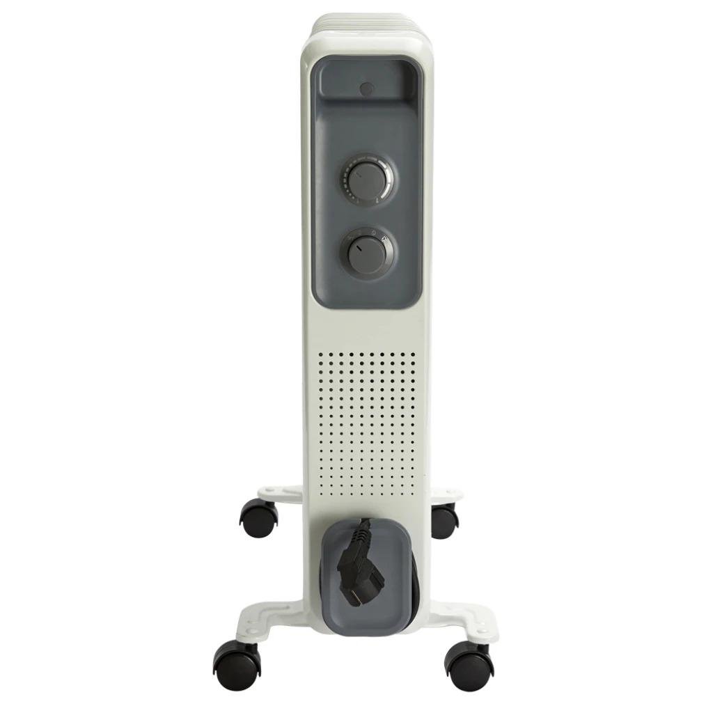 Масляний обігрівач 7 секцій 1500 Вт до 15 м2 Білий - фото 4