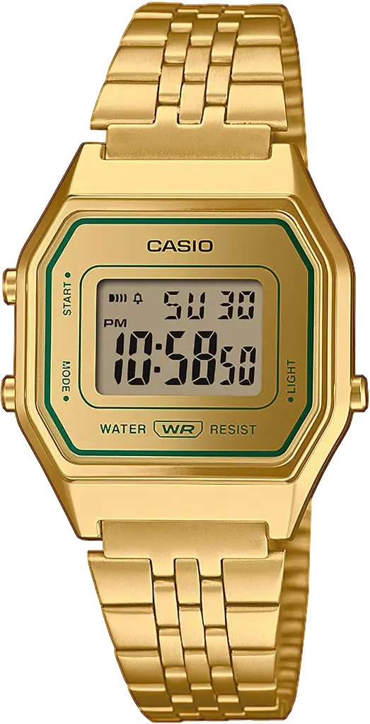 Наручний годинник жіночий Casio LA680WEGV-9AEF Lady Vintage з підсвіткою