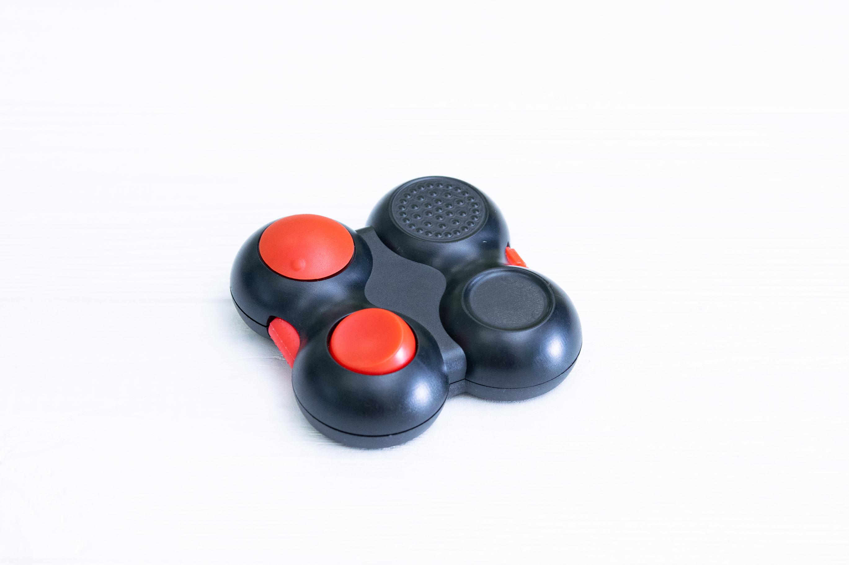 Джойстик антистрес Fidget Pad Чорний/Червоний (2439108) - фото 2