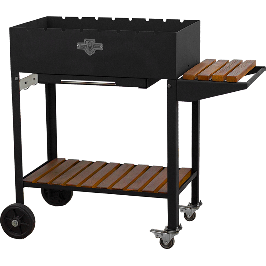 Мангал стационарный Daddy Smoke на 8 шампуров - фото 2