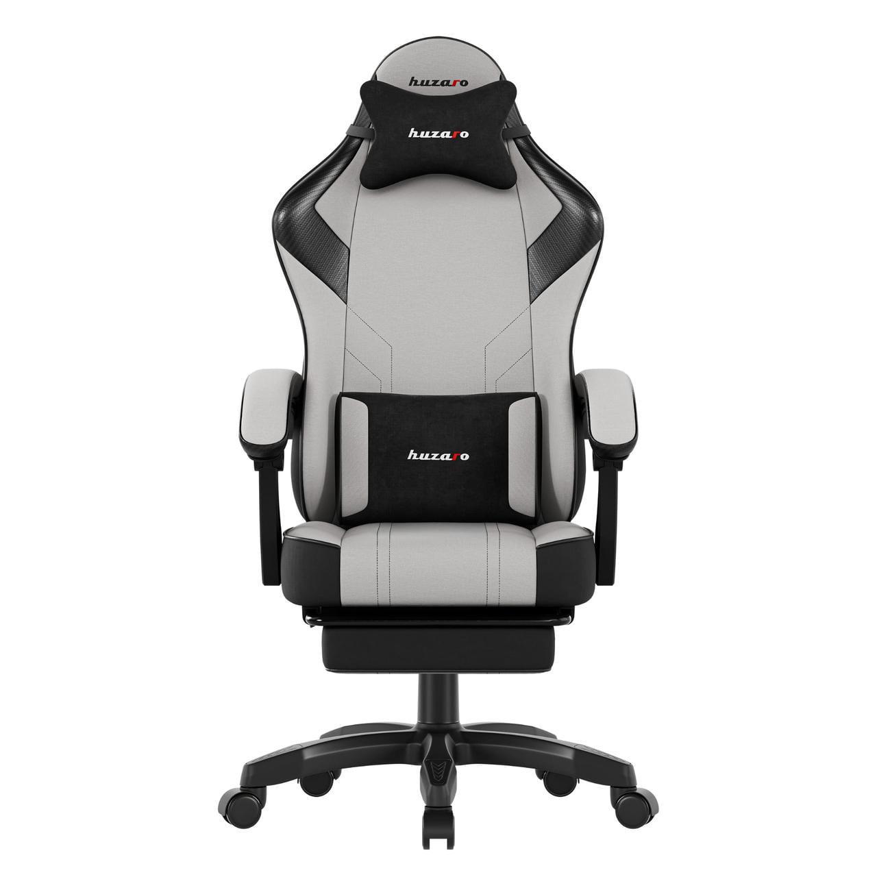 Кресло компьютерное Huzaro Force 3.7 ткань Grey (2798688325)