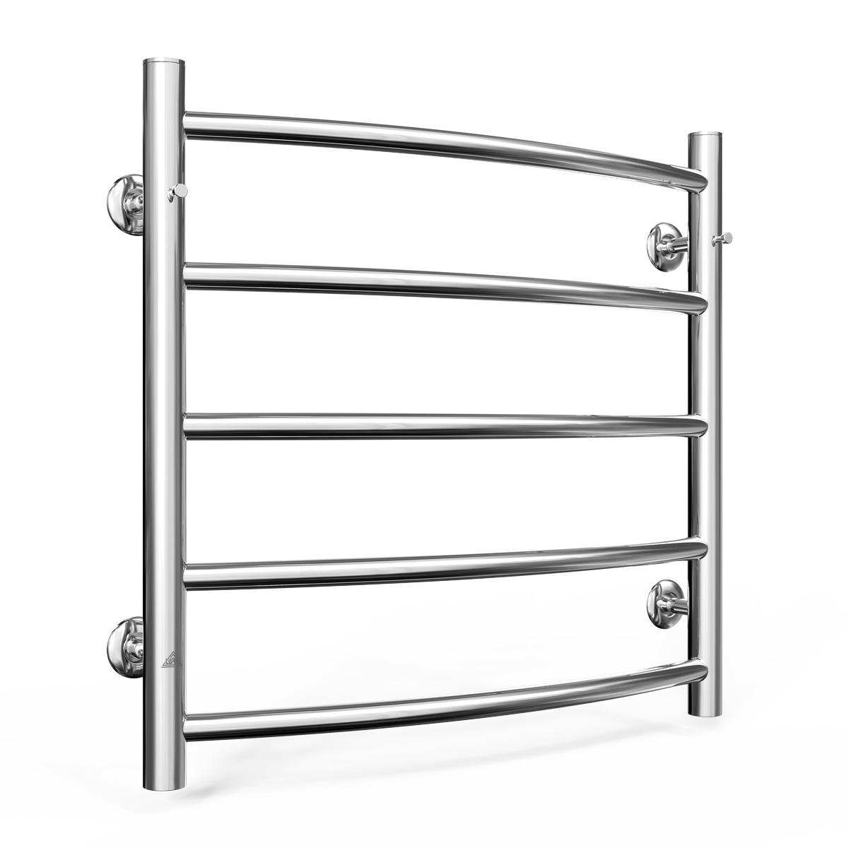 Полотенцесушитель водяной для ванной Laris Классик П5 из нержавеющей стали 500х500 мм Хром (147-127-71207580)