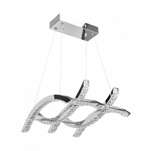 LED-люстра HOROZ ELECTRIC AVIATOR-40 хрусталь 40W 4000K 2800 Lm 180-260V 500х1000 мм (019-038-0040-010)