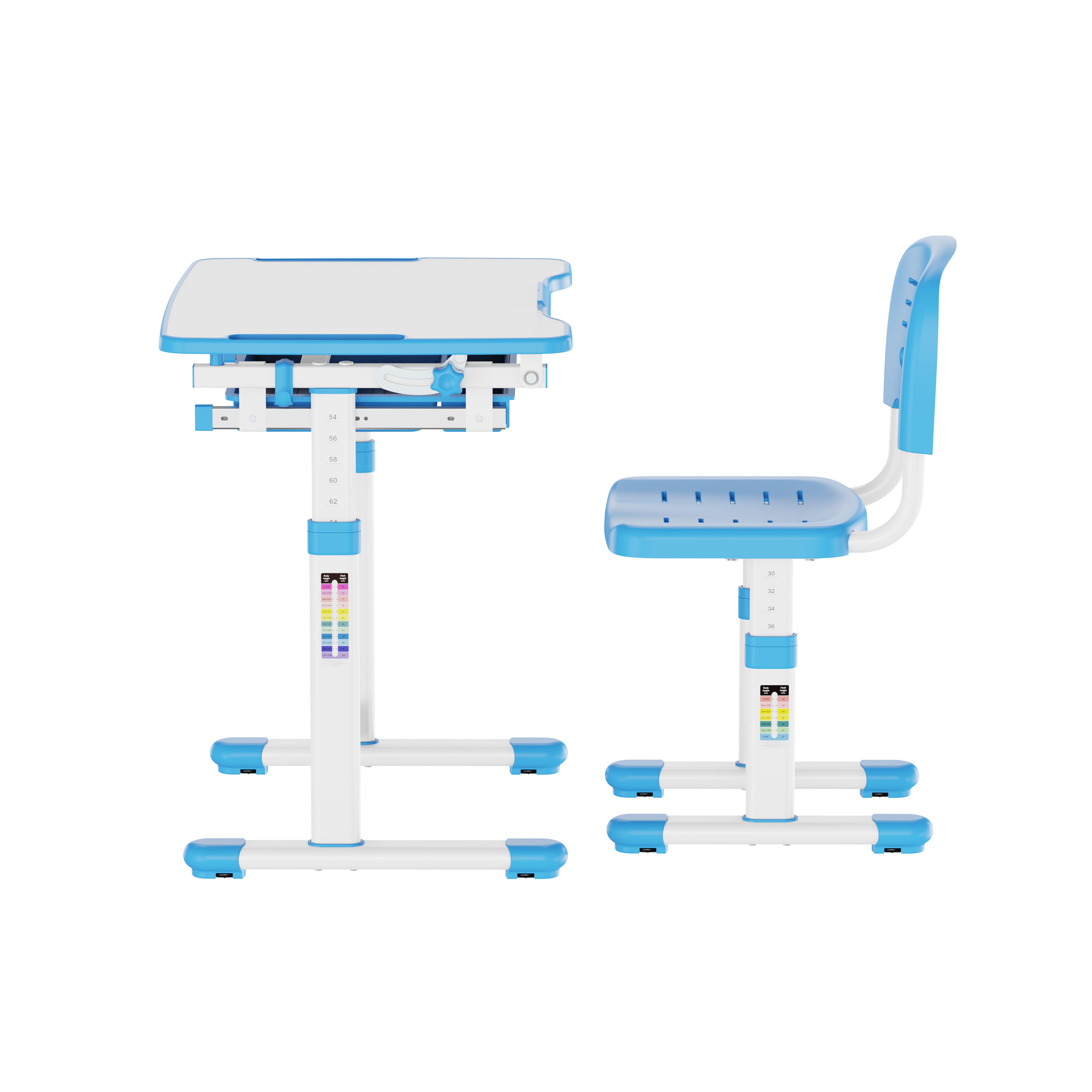 Парта-трансформер SECTOR Афіна зі стільцем Blue (28948071) - фото 3