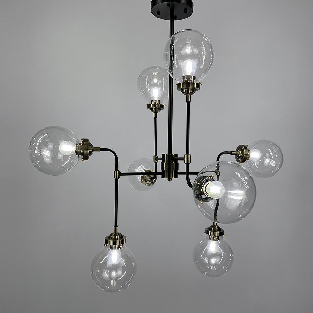 Люстра стельова на 8 плафонів в стилі Loft (MJ 79/8) - фото 3