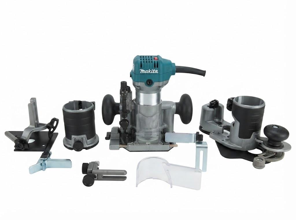 Фрезер Makita RT0700C 910 Вт 10000-30000 об/хв цанги 6 та 8 мм 3 бази (37369061)