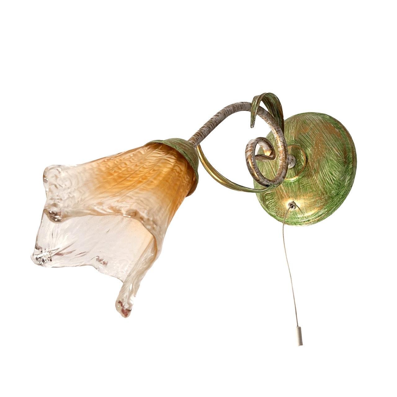 Бра NBlight Равлик Золотисто-зелений (10944802)