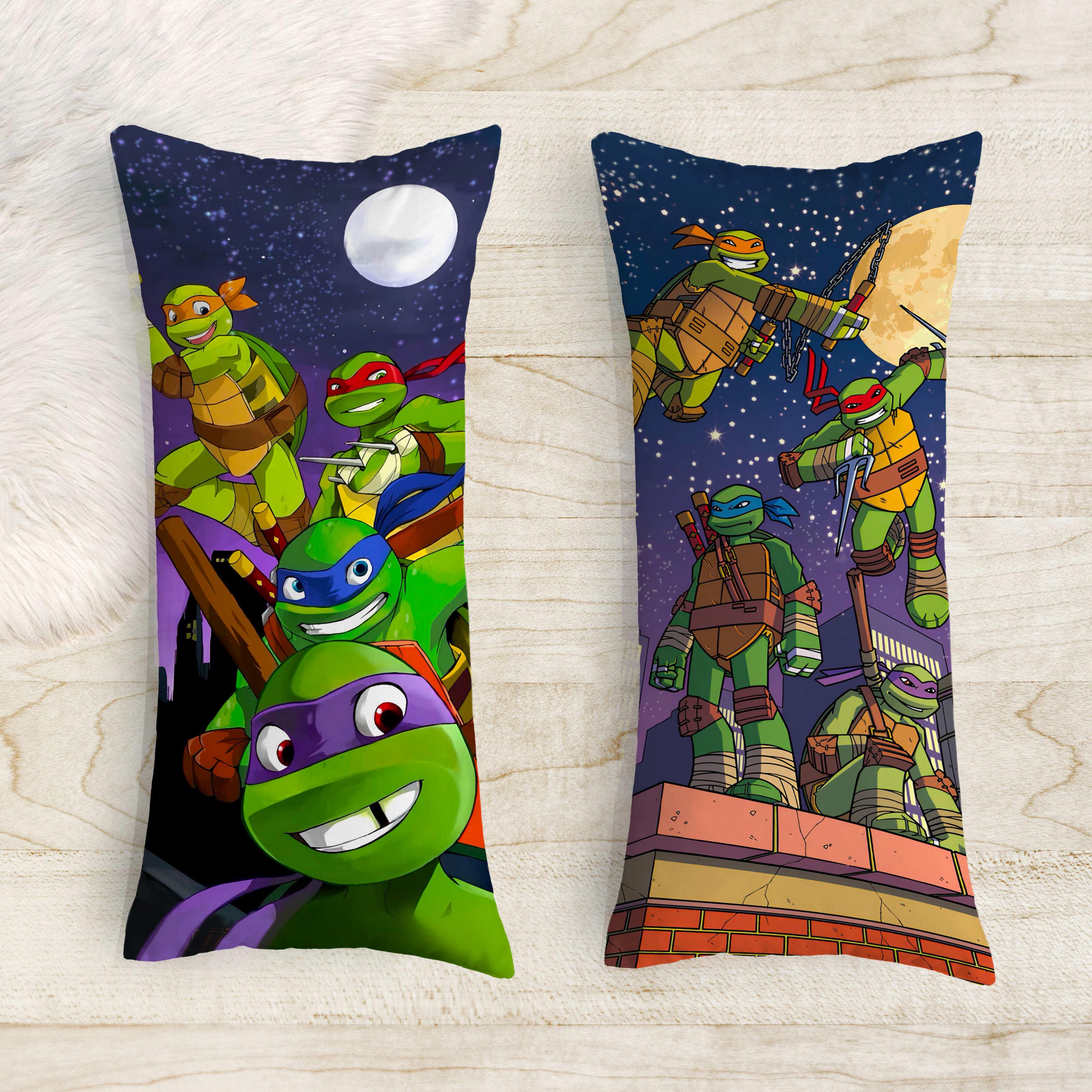 Подушка-обіймашка дакімакура дитяча Нінзя черепашки 40х100 см