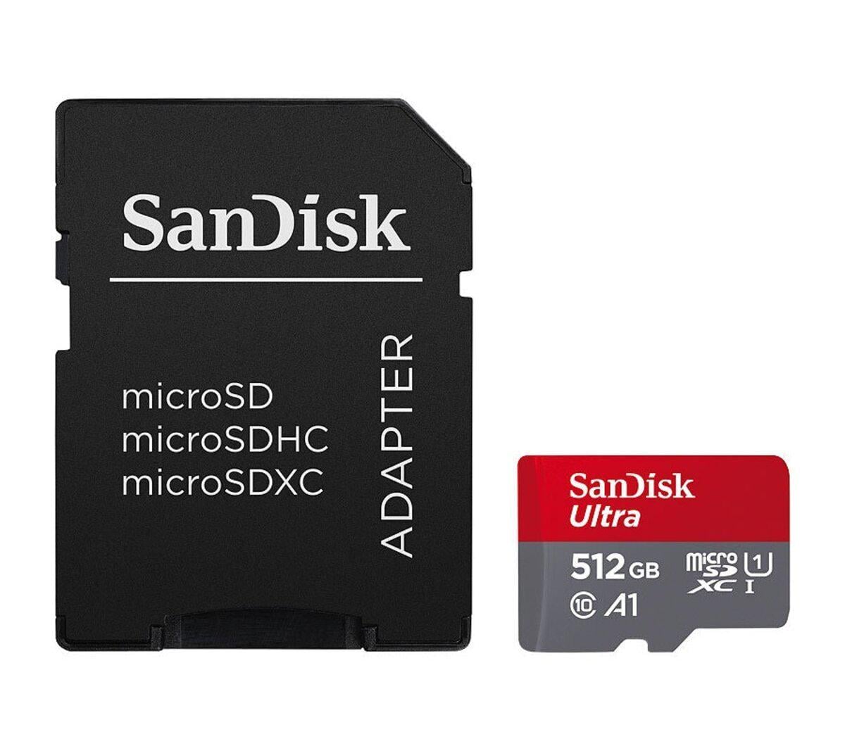 Карта памяти SanDisk microSDXC Ultra 512 Гб (SDSQUAC-512G-GN6MA)