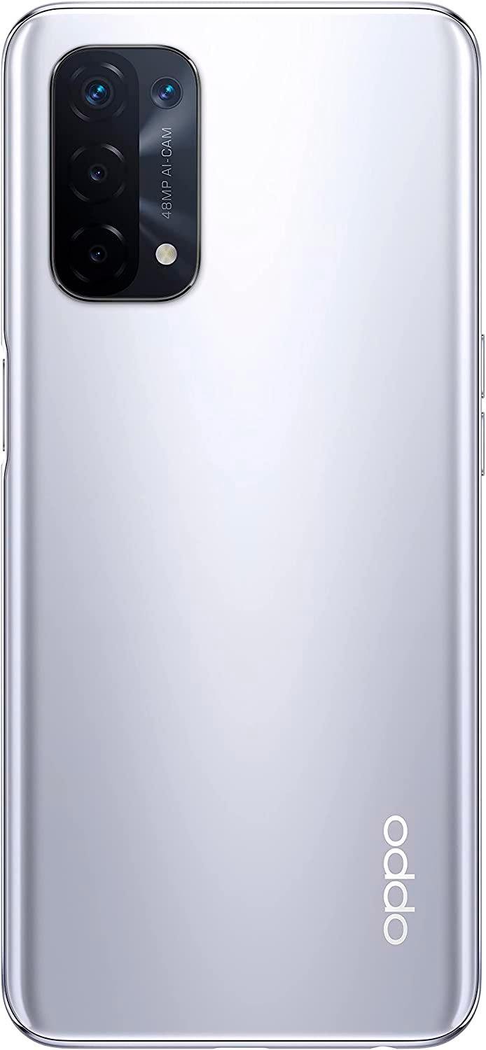 Смартфон OPPO A74 5G 6/128GB Space Silver (83153) - фото 4