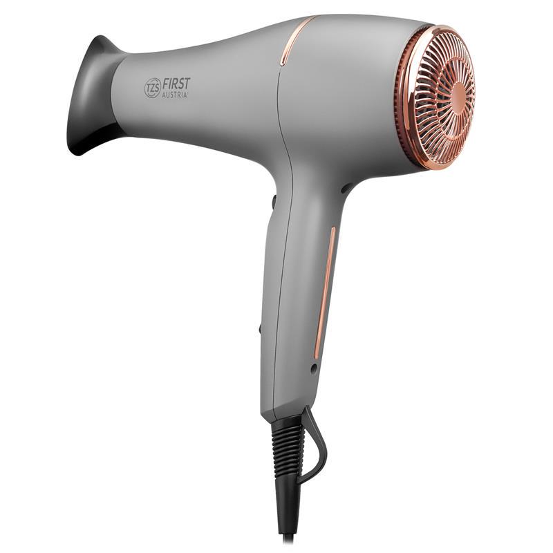 Фен для волос First FA-5654-7-GR ионизация мощность 2200 Вт Серый (623909) - фото 3 Фен для волос First FA-5654-7-GR ионизация мощность 2200 Вт Серый (623909) - фото 3