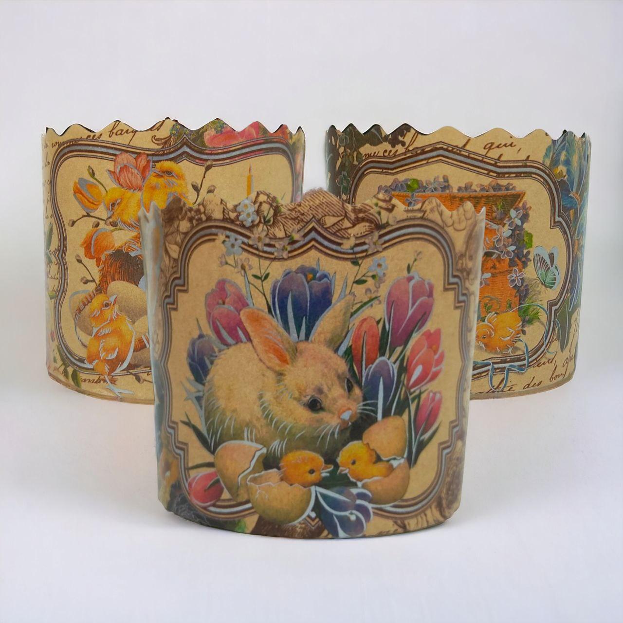 Формы для пасок Викторианские бумажные 110х85 мм 50 шт. (8447125502)