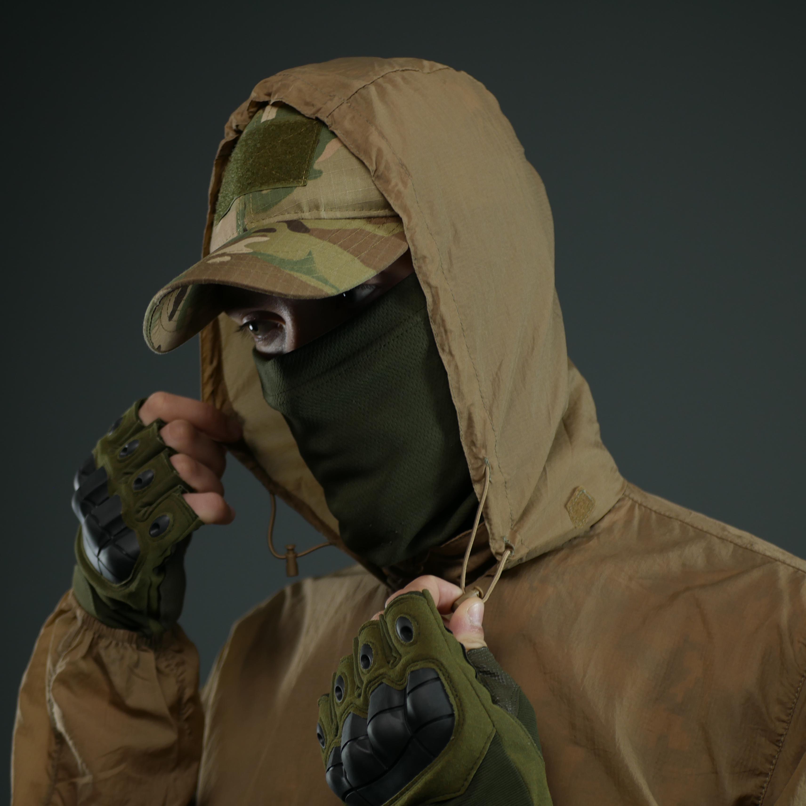 Вітровка-куртка нейолонова літня захисна XL Койот (1742-XL) - фото 15 Вітровка-куртка нейолонова літня захисна XL Койот (1742-XL) - фото 15