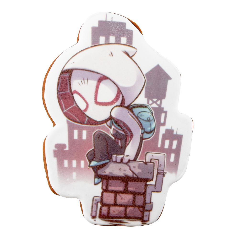 Пряник с принтом Крафт печиво Человек-паук Вокруг вселенной Гвен №1 45 г