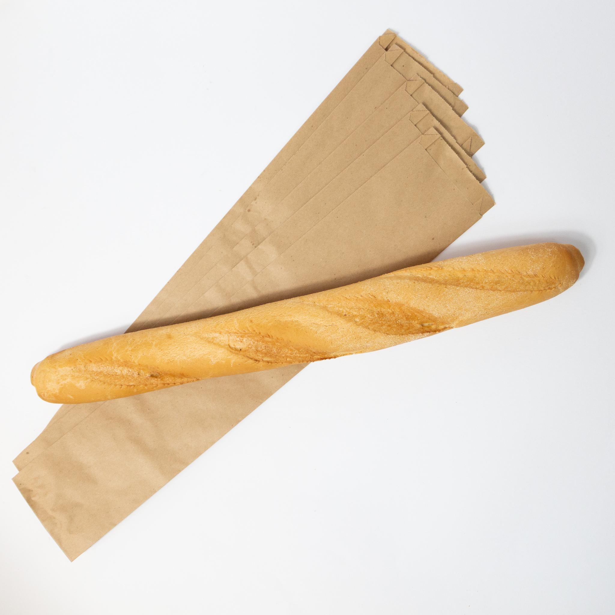 Пакет бумажный для багета 100х40х530 мм крафт 1000 шт. Бурый - фото 9 Пакет бумажный для багета 100х40х530 мм крафт 1000 шт. Бурый - фото 9