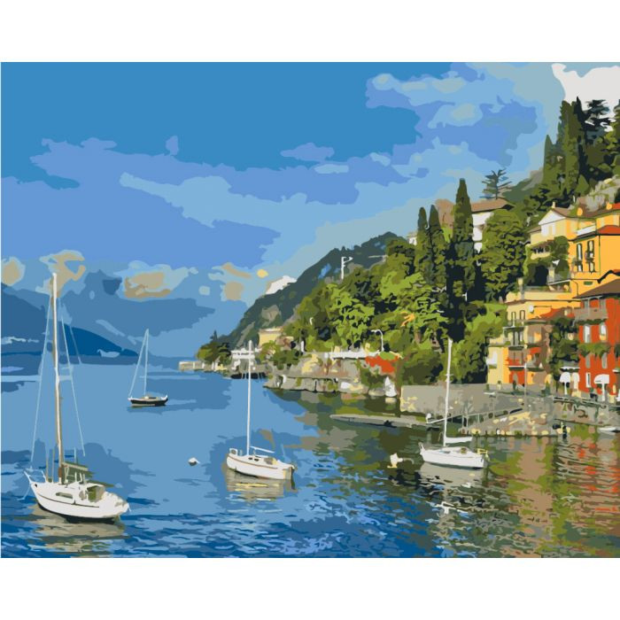 Картина по номерам Прибрежный отдых 40х50 см (KHO2164)