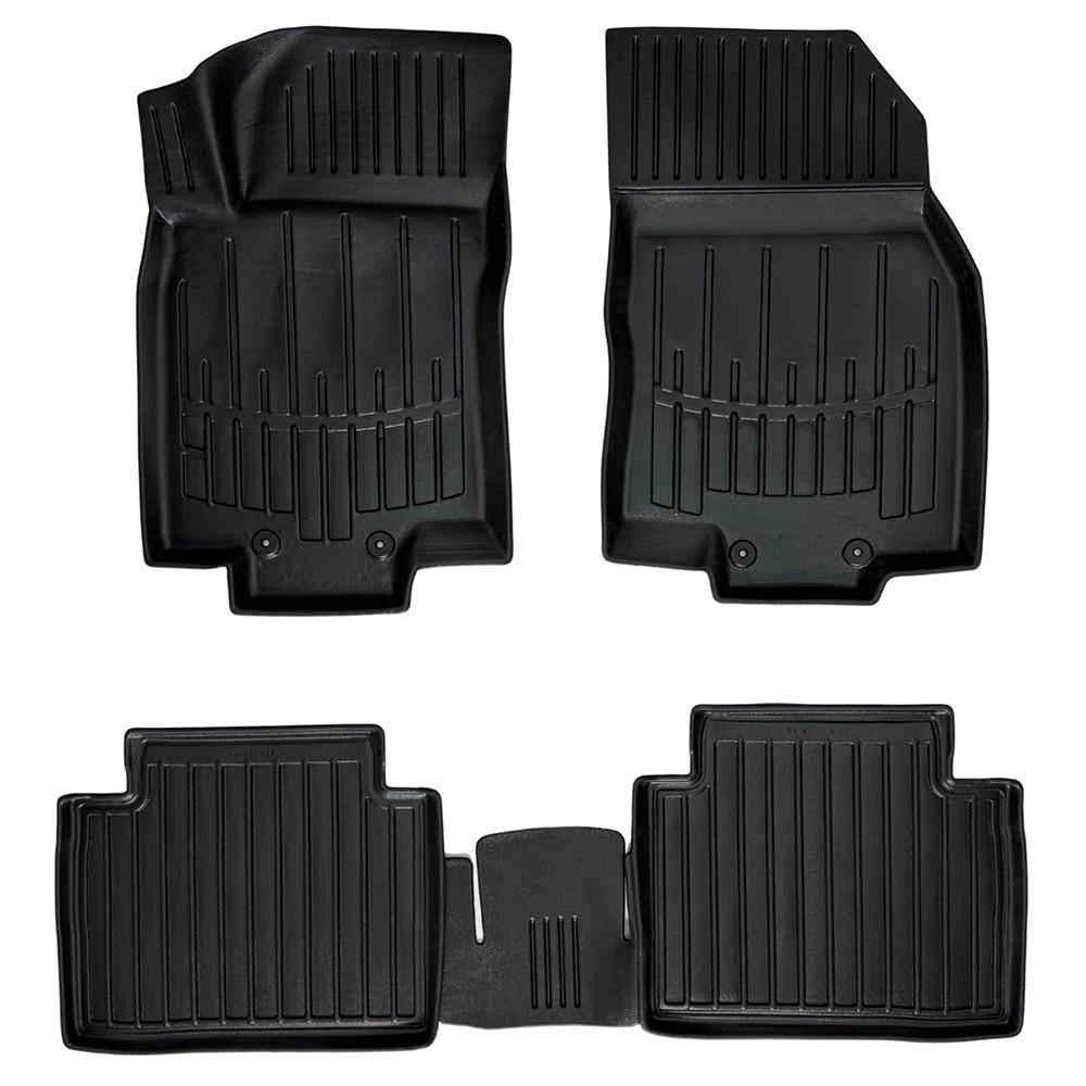 Коврики в салон SOVA-PL для Nissan X-Trail T32 2014-2020 резиновые 5 шт. Черный (28800475)