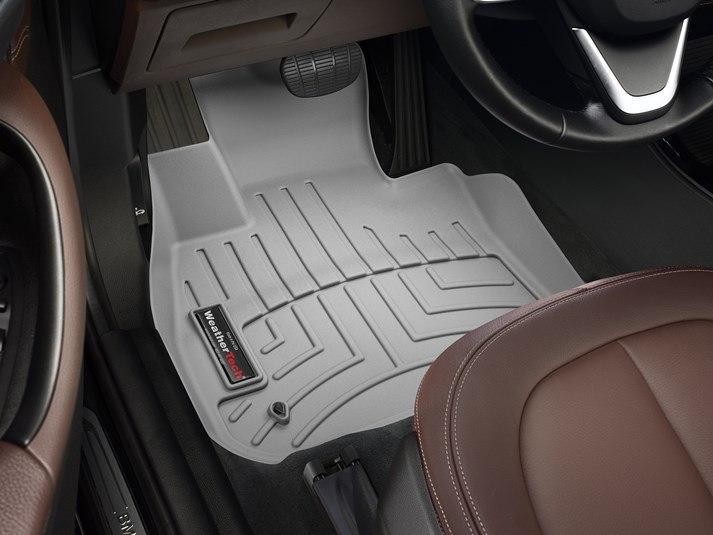 Коврики автомобильные передние лайнеры WeatherTech 468811 BMW X1/X2 2016 Серый (1319749465) - фото 1