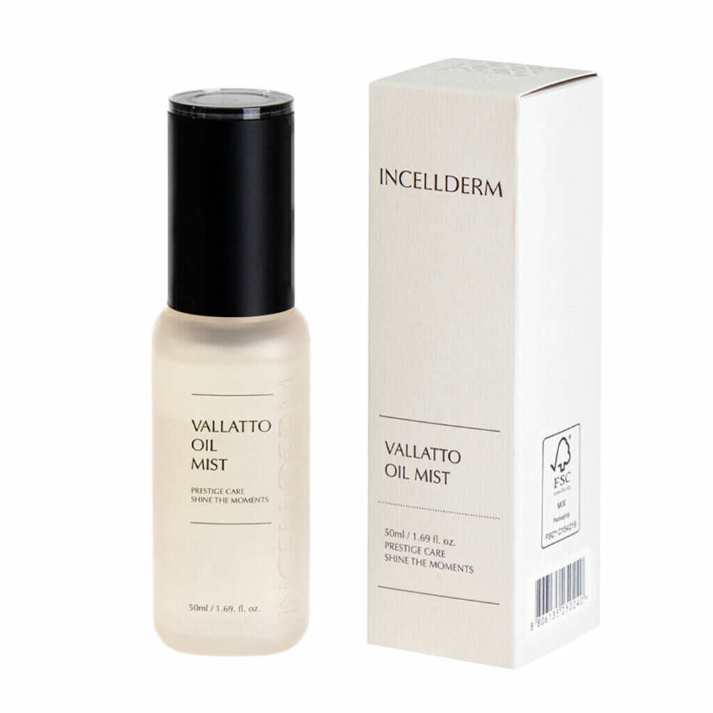 Міст для шкіри двофазний Incellderm Vallatto Oil Mist 50 мл (1853386530) - фото 1