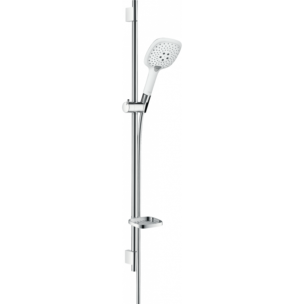 Душевой комплект со штангой Hansgrohe Raindance Select 27857400 Белый (143602)