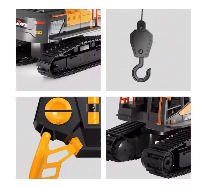 Кран гусеничний підіймальний на радіокеруванні з керованою стрілою й підсвічуванням - фото 11 Кран гусеничний підіймальний на радіокеруванні з керованою стрілою й підсвічуванням - фото 11