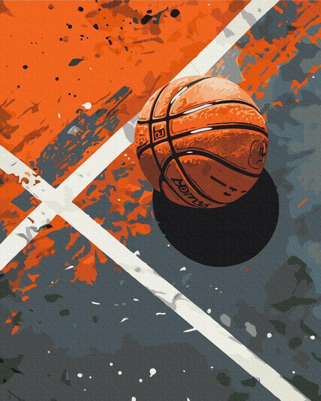 Картина по номерам Баскетбольный мяч BrushMe BS54097 40x50 см (2314892215)