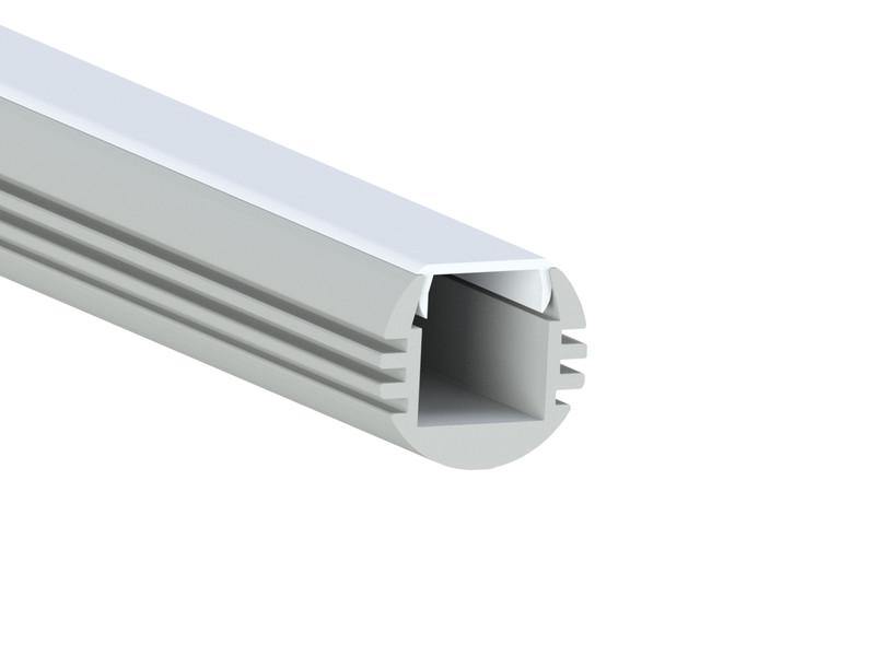 Профиль алюминиевый анодированный LEDUA АЛ-08-1 круглый + рассеиватель для LED ленты подвесной 1 м (4356)