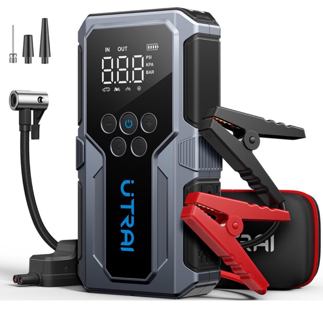 Пуско-зарядний пристрій автомобільний з функцією UTRAI JS-9 Powerbank 55,5 Вт/год. 1500А
