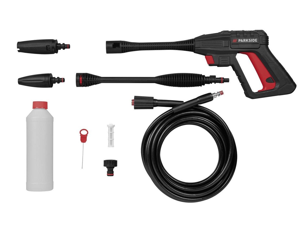 Мойка высокого давления PARKSIDE PHD 135 F5 встроенный бак 1800 Вт 135 Бар 420 л/час (24210711) - фото 7 Мойка высокого давления PARKSIDE PHD 135 F5 встроенный бак 1800 Вт 135 Бар 420 л/час (24210711) - фото 7