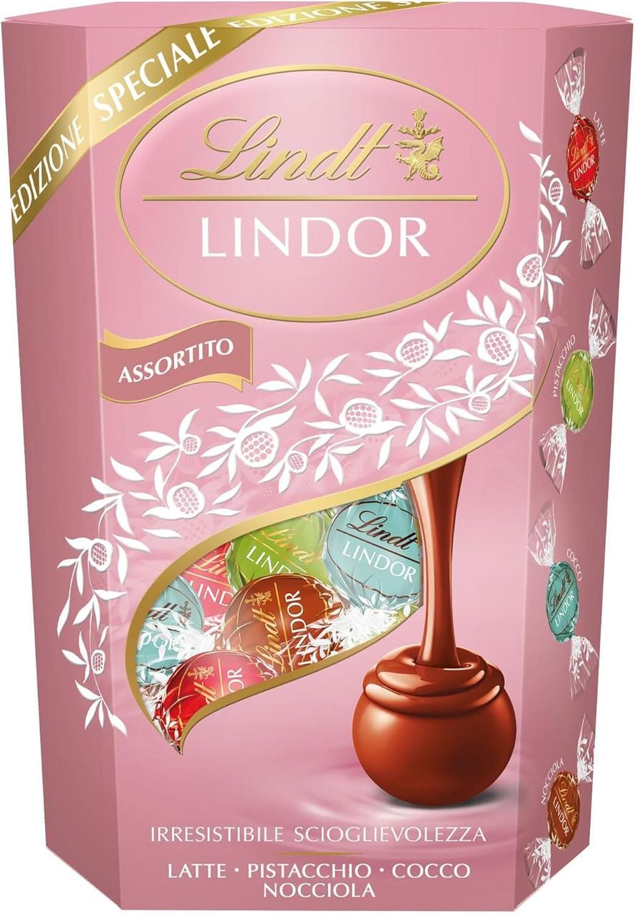 Шоколадні цукерки Lindt Lindor Assortito Latte Pistacchio Cocco Nocciola 200 г (3002372160)