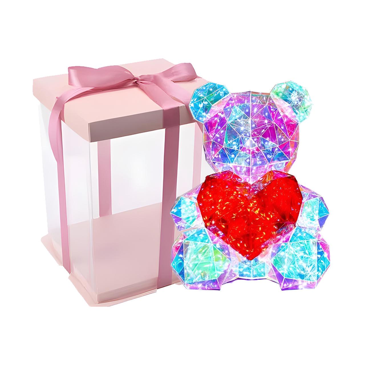 Ночник светодиодный Bear's Heart Розовый/Красный (14255554)