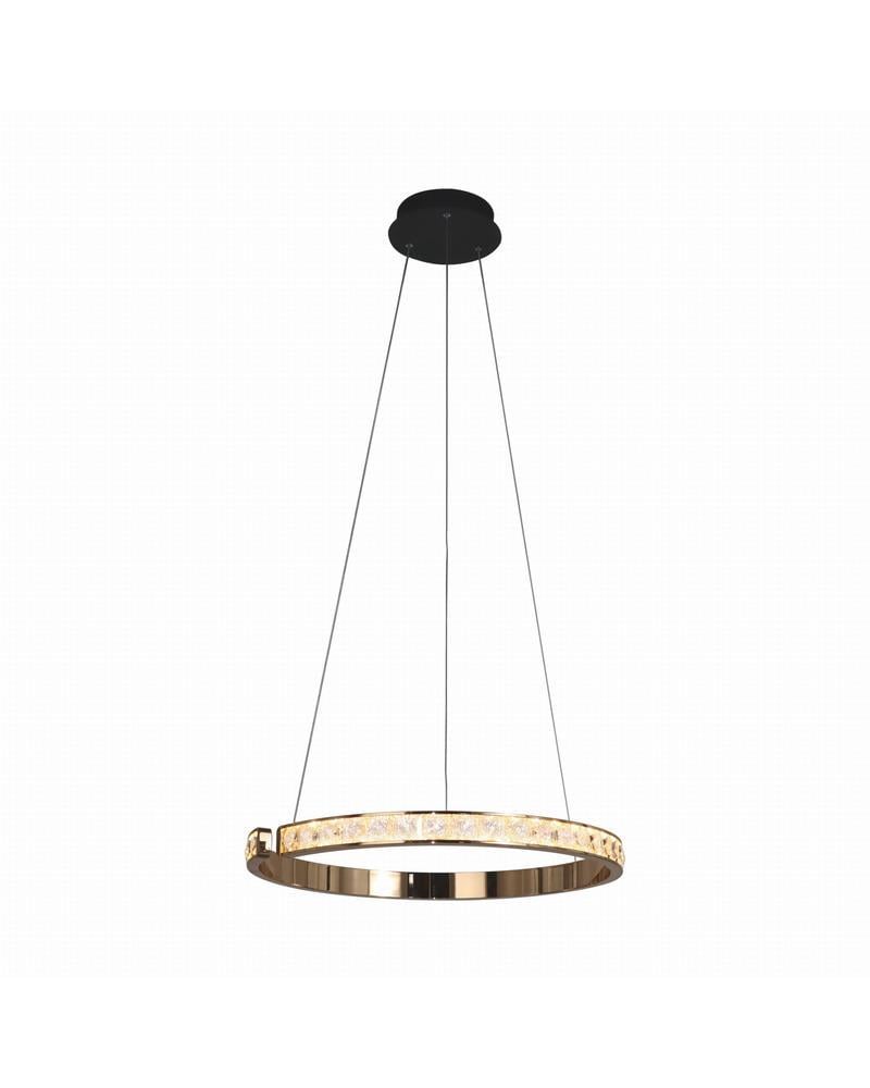 Люстра Zuma Line MD4996-1-3GBD Linos Led 1x60W 3000K 7100Lm IP20 Gold (19258876)