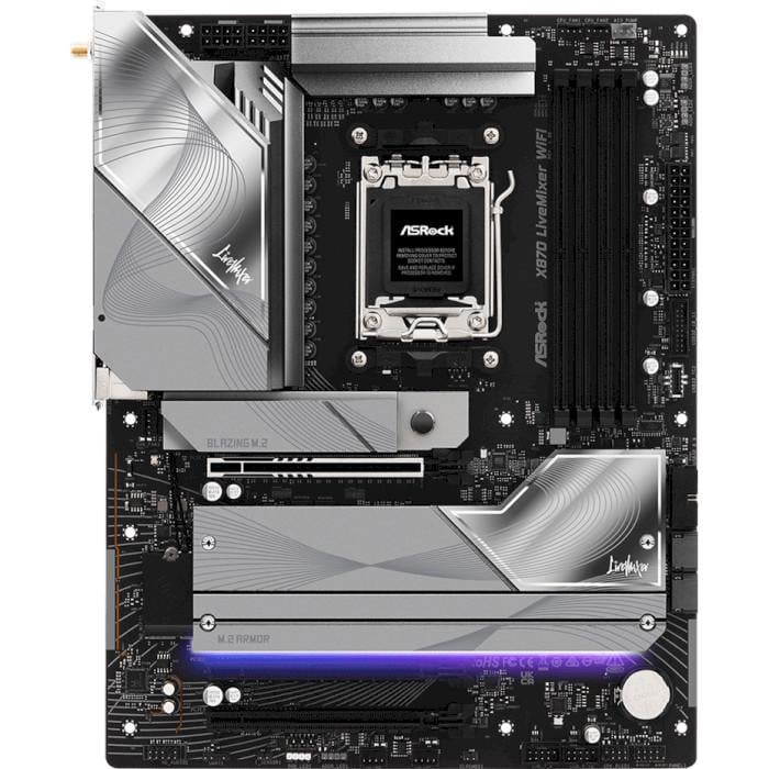Материнская плата ASRock X870 LiveMixer WiFi ATX Black (078f6cb4)