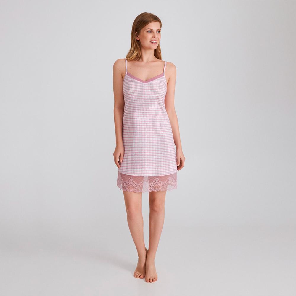 Сорочка домашняя женская Ellen L Розовый (LDK 117/04/01)